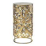 Столик приставной с цветочной резной фактурой Madagascar варинант исполнения - 1 | Loft Concept в Санкт-петербурге