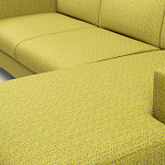 Мебельная ткань Шенилл горчичный цвет 142 см T4-62 варинант исполнения - 10 | Loft Concept в Санкт-петербурге