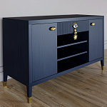 Комод-буфет Elsa Dreams Blue с открытыми полками   варинант исполнения - 2 | Loft Concept в Санкт-петербурге