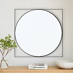 Зеркало в черной металлической раме Urban Style Mirror варинант исполнения - 3 | Loft Concept в Санкт-петербурге