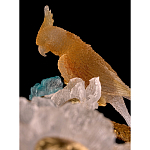 Люстра круглая на золотом каркасе с птичками и цветочным декором Miscellaneous herbs варинант исполнения - 3 | Loft Concept в Санкт-петербурге