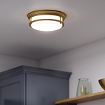 Потолочный светильник с белым матовым стеклянным плафоном в форме перевернутого конуса Hinkley варинант исполнения - 7 | Loft Concept в Санкт-петербурге