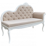 Рекомье со спинкой в стиле прованс Montmartre Provence Ottoman варинант исполнения - 2 | Loft Concept в Санкт-петербурге