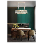 Люстра овальная с хрустальными подвесками Roul Crystal Light варинант исполнения - 8 | Loft Concept в Санкт-петербурге