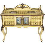 Комод деревянный Illustration of flowers варинант исполнения - 1 | Loft Concept в Санкт-петербурге