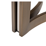 Столик журнальный с круглой мраморной столешницей Unique Stone Design варинант исполнения - 6 | Loft Concept в Санкт-петербурге