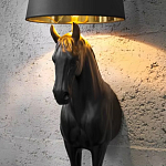 Horse Statue Floor Lamp Большой светильник Черная Лошадь варинант исполнения - 2 | Loft Concept в Санкт-петербурге