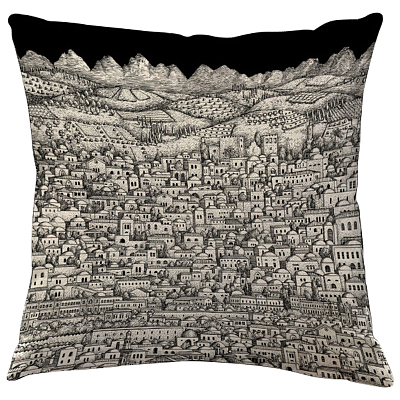 Декоративная подушка Fornasetti Carta da Parati