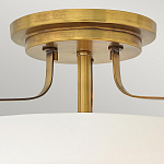 Потолочный светильник с круглым матовым белым плафоном Hinkley варинант исполнения - 6 | Loft Concept в Санкт-петербурге