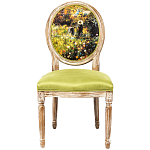 Стул из натурального бука с цветочным принтом Impressionism in Color варинант исполнения - 1 | Loft Concept в Санкт-петербурге