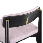 Барный стул из массива ясеня с обивкой из рогожки Elegant Ash Shape варинант исполнения - 5 | Loft Concept в Санкт-петербурге