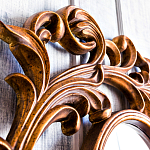 Зеркало настенное с рамой цвета античная бронза Classic Ornament Mirror варинант исполнения - 4 | Loft Concept в Санкт-петербурге