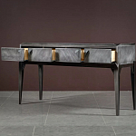 Консоль прямоугольная серая с 4-мя выдвижными ящиками Grany варинант исполнения - 3 | Loft Concept в Санкт-петербурге