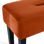 Мягкий  пуф на черных ножках Winton Pouf варинант исполнения - 16 | Loft Concept в Санкт-петербурге