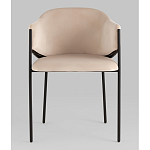 Стул Brace велюр молочный варинант исполнения - 4 | Loft Concept в Санкт-петербурге