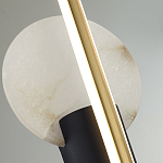 Бра с круглым плафоном из алебастра и бронзовой декоративной стрекозой 65 Alaris  варинант исполнения - 6 | Loft Concept в Санкт-петербурге