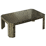 Дизайнерский кофейный стол с рисунком леопард Neytiri Beige Leopard варинант исполнения - 1 | Loft Concept в Санкт-петербурге