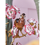 Ваза с птицами и цветами из фарфора с бронзовыми элементами Garden of Eden варинант исполнения - 7 | Loft Concept в Санкт-петербурге