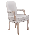 Кресло Aubrey Classical Armchair beige flax варинант исполнения - 1 | Loft Concept в Санкт-петербурге