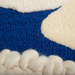 Ковер ручной работы Electric blue and popcorn варинант исполнения - 3 | Loft Concept в Санкт-петербурге