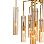 Люстра со стеклянными цилиндрическими плафонами Luminous Cylinders Amber варинант исполнения - 4 | Loft Concept в Санкт-петербурге