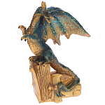 Декоративная статуэтка Дракон Multicolor Gold Dragon Treasure Keeper Statuette варинант исполнения - 1 | Loft Concept в Санкт-петербурге