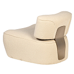 Кресло бежевое без подлокотников с обивкой из ткани букле Space of Freedom варинант исполнения - 2 | Loft Concept в Санкт-петербурге