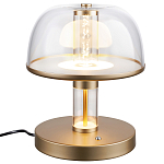 Настольная лампа с плафоном из акрила и металлическим основанием Blanton 23 варинант исполнения - 2 | Loft Concept в Санкт-петербурге