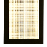 Светодиодное прямоугольное бра из металла черного цвета Lattice Lux варинант исполнения - 4 | Loft Concept в Санкт-петербурге