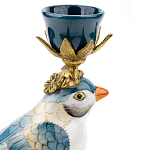 Фарфоровый подсвечник с птицей Eden Garden варинант исполнения - 4 | Loft Concept в Санкт-петербурге