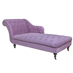 Кушетка фиолетовая с мягкой обивкой из велюра Michael Couch варинант исполнения - 1 | Loft Concept в Санкт-петербурге