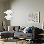 Подвесной вязаный белый светильник «Звезда Востока 02» варинант исполнения - 1 | Loft Concept в Санкт-петербурге