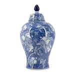 Ваза с крышкой в китайском стиле Гранатовое дерево Blooming Pomegranate варинант исполнения - 3 | Loft Concept в Санкт-петербурге