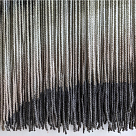 Пейзаж из нитей Макраме Wall decor Black and White Landscape варинант исполнения - 4 | Loft Concept в Санкт-петербурге