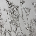 Панно Серые цветы варинант исполнения - 4 | Loft Concept в Санкт-петербурге