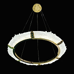 Люстра в форме кольца с цветочным декором Warm Heavenly Light варинант исполнения - 1 | Loft Concept в Санкт-петербурге