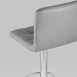 Барный стул с сиденьем серого цвета Honory варинант исполнения - 6 | Loft Concept в Санкт-петербурге