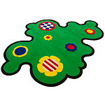 Дизайнерский ковер с цветами Poltronova Tappeto Prato Rug варинант исполнения - 2 | Loft Concept в Санкт-петербурге