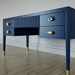 Письменный стол с 4-мя ящиками Elsa Dreams Blue варинант исполнения - 2 | Loft Concept в Санкт-петербурге
