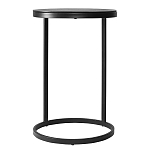 Кофейный столик круглый чёрный Compact Loft варинант исполнения - 1 | Loft Concept в Санкт-петербурге