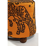 Пуф Wakonda Terracotta Tiger Mountain с Круглыми ножками  варинант исполнения - 3 | Loft Concept в Санкт-петербурге