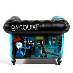 Кресло "Баския и Уорхол" Basquiat Warhol graffiti chair натуральная кожа варинант исполнения - 5 | Loft Concept в Санкт-петербурге