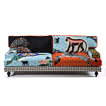 Диван с цветным принтом Qalakabusha Sofa варинант исполнения - 1 | Loft Concept в Санкт-петербурге