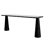 Консоль чёрная на 2-х конусообразных ножках Eros варинант исполнения - 4 | Loft Concept в Санкт-петербурге