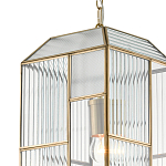 Подвесной светильник с рельефным стеклом Embossed Glass варинант исполнения - 1 | Loft Concept в Санкт-петербурге