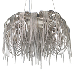 Люстра подвесная круглая с изогнутыми металлическими дугами и ниспадающими цепочками 65 см Atlantis Chain варинант исполнения - 16 | Loft Concept в Санкт-петербурге