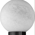 Бра цилиндрической формы чёрного цвета с 2-мя плафонами Marble Glow варинант исполнения - 5 | Loft Concept в Санкт-петербурге