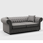 Мебельная ткань Шенилл серый цвет 142 см T4-46 варинант исполнения - 7 | Loft Concept в Санкт-петербурге