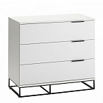 Комод белый с 3-мя ящиками Strict Lines  варинант исполнения - 1 | Loft Concept в Санкт-петербурге