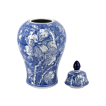 Ваза с крышкой в китайском стиле Гранатовое дерево Blooming Pomegranate варинант исполнения - 4 | Loft Concept в Санкт-петербурге